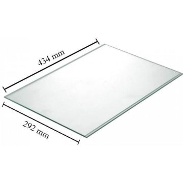ÉTAGÈRE EN VERRE - INDESIT - C00517626 - 434x292x4 MM - CONÇUE POUR RÉFRIGÉRATEURS - ACCESSOIRE
