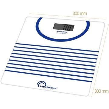 Pèse-personne - LITTLE BALANCE - 8655 - USB-réparable - 180 kg / 100 g - Marinière