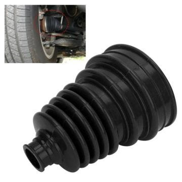 Dilwe Kit soufflet de joint de cardan en silicone universel Noir