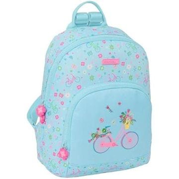 Sac à dos pour enfant SAFTA - modèle BICYCLET - bleu - 30x22x10cm
