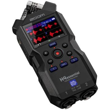Dictaphone - Zoom - H4essential - Noir - Enregistreur numérique - Mixeur intégré - 4 pistes