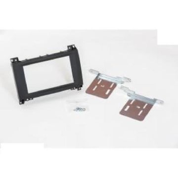 Kit 2 Din - ADNAUTO - Mercedes Vito W447 2015 - Sprinter W906 2015 - Noir Soft Touch - Intégration Autoradio