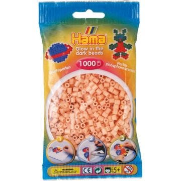 HAMA 1000 perles phosphorescentes rouge