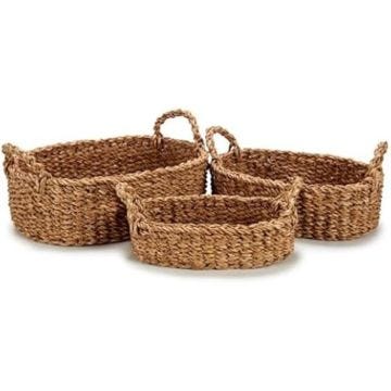 Ensemble de paniers - GIFT DECOR - Multicolore - 39 x 54 x 30,5 cm - Montage facile - Pour adultes