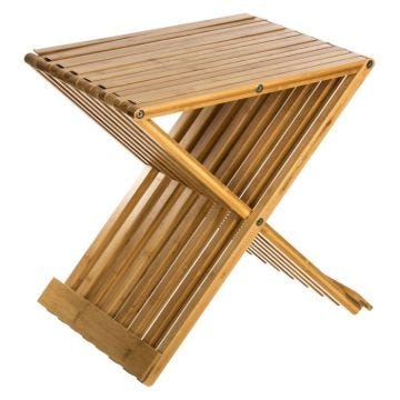Chaise pliante en bambou - Naturel - Contemporain - Design
