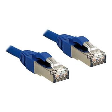 Câble réseau en cuivre LINDY 6A S/FTP LSOH 500MHz 30m Bleu