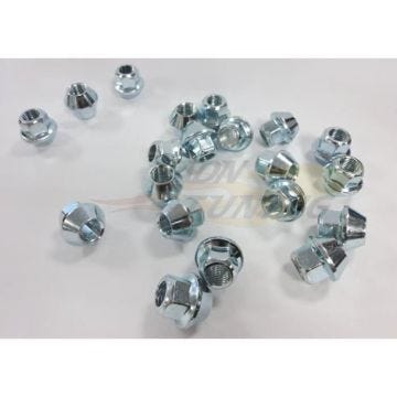 Pack de 20 Ecrous Coniques Ouverts 12x150 - L2 24mm - Cle 17 - PGS