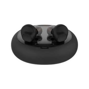 DIVACORE AntiPods, Ecouteurs 100% sans fil avec son 3D, Noir