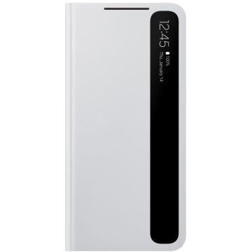 Smart Clear View Cover S21 Gris Clair