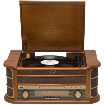 Système audio DENVER MCR-50 - 2 haut-parleurs intégrés - Marron