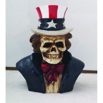 levier de vitesse oncle sam resine pommeau statuette