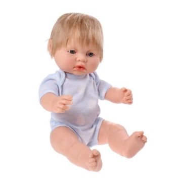 Poupée bébé - Berjuan - Nouveau-né blond - 38 cm - Garçon - Plastique