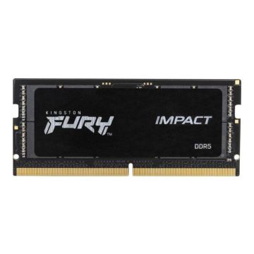 Kit mémoire - Kingston - Kingston FURY Impact - DDR5 - kit - 64 Go: 2 x 32 Go - SO DIMM 262 broches - 4800 MHz / PC5-38400 - mémoir