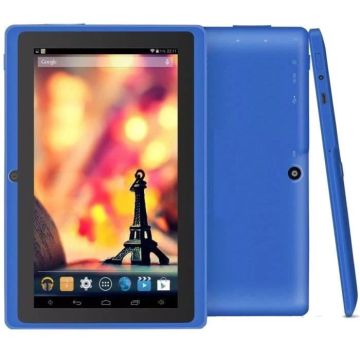 Tablette Tactile Android 6.0 7 Pouces Quad Core 8Go Dual Cam Flash Bleue + SD 8Go YONIS