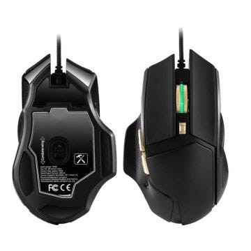 Souris Gamer - YONIS - Modèle Optique Filaire - 3800 dpi - 6 Boutons - LED Multicolore