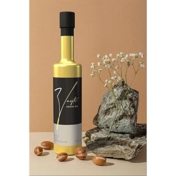 Huile d'argan alimentaire du maroc 700ml | Argan oil | Assaisonnement | Naturellement parfumée | Alimentation Saine | Sans Gluten |
