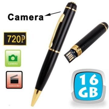 Stylo camera espion HD 720p mini appareil photo…