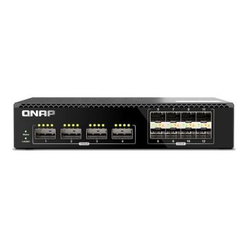 Switch web manageable - QNAP - QSW-M7308R-4X - 4 ports QSFP28 100 Gbps - 8 ports SFP28 25 Gbps - 12 ports