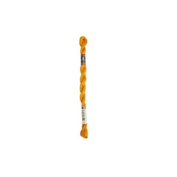 Fil - DMC - Coton Perlé Médium N5 - Jaune - 100% Coton - 15 mètres