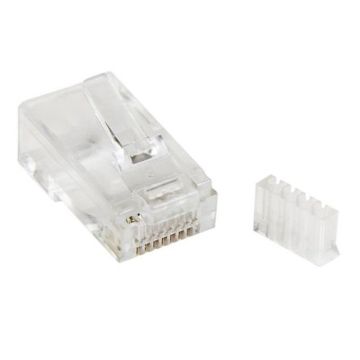 Fiche modulaire Cat6 - STARTECH - RJ45 - Paquet de 50 - Transparent - Connecteur réseau