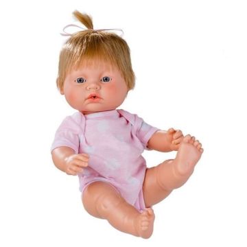 Berjuan poupée bébé Nouveau-né blonde 38 cm fille