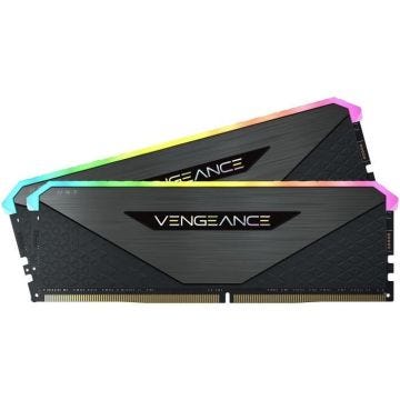 Mémoire RAM - CORSAIR - CMN32GX4M2Z3600C16 - VENGEANCE RGB RT - DDR4 - 32Go 2x16Go DIMM - 3600MHz - CL 16 - 1.35V