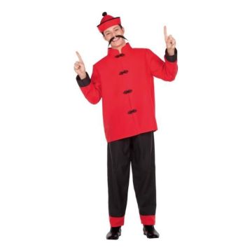 Déguisement Chinois Rouge et Noir - DisfraZZes - Homme