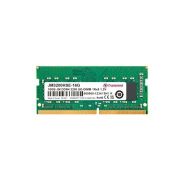 Mémoire DDR4 TRANSCEND JetRAM - 16 Go - SO DIMM 260 broches - 3200 MHz / PC4-25600 - CL22 - 1.2 V