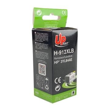 UPRINT HJ912XLBUP H-912XLB BK CARTOUCHE COMPATIBLE AVEC HP 3YL84AE - 3584770904579