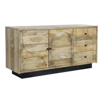 buffet 160 x 42 x 82 cm bois de manguier