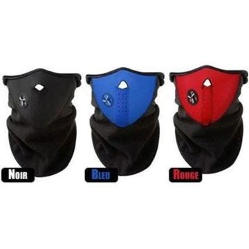 Tour de cou masque polaire ski, moto X 2 (Noir)