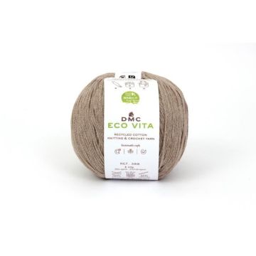 Fil Coton Recyclé - DMC - Eco Vita - 3mm - 100g - Couleur Beige 111