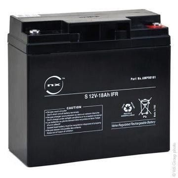 Batterie plomb AGM S 12V-18Ah IFR 12V 18Ah T12 - Unité(s)