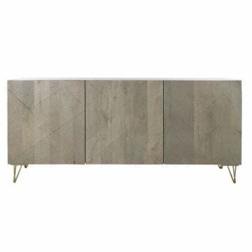 buffet métal bois de manguier (160 x 45 x 75 cm)
