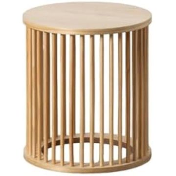 Table d'appoint - BIGBUY HOME - STICK beige - Bois - 40x40x45 cm