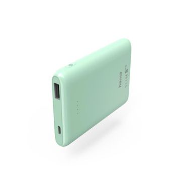 Power Pack "SLIM 5HD", 5 000 mAh, sortie : USB-A, vert menthe
