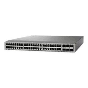 Commuteur CISCO Nexus 9300 avec 48 ports 1/10/25G et 6 ports 40/100G, MACsec intégré et prise en charge de SyncE.