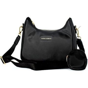 Sac - LAURA ASHLEY - Clarence-Noir - Zippée - 25x20x10 cm - Femme