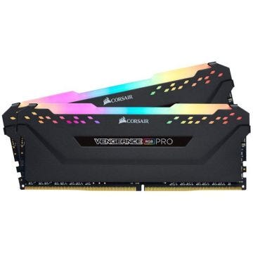 Corsair VENGEANCE® RGB PRO 32 Go (2 x 16 Go) DDR4 4000 MHz C18 — noir