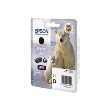 EPSON Pack de 1 cartouche d'encre - 26 - cyan - capacité standard 4,5ml - 300 pages blister avec alarme