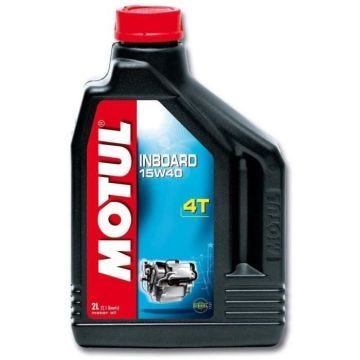 MOTUL Huile Moteur Bateau 4 Temps INBOARD 4T 15W40 2L
