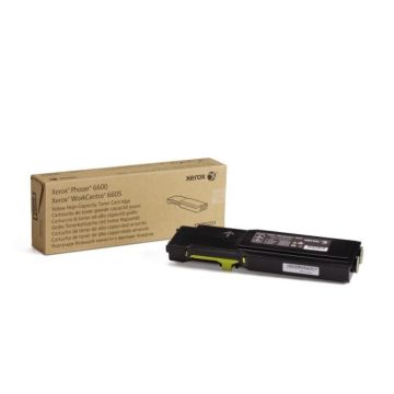 XEROX Cartouche de toner - Jaune - Pour PHASER 6500 WorkCentre 6505 - haute Capacité 2.500 pages