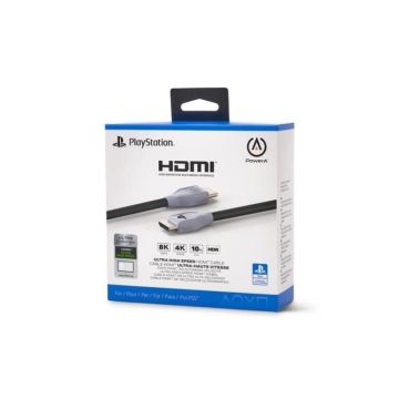 Câble HDMI - POWER A - PS5 - Noir et Gris - Garantie 2 ans - Haute qualité