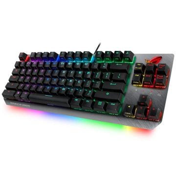 Clavier gaming ASUS ROG Strix Scope TKL - Mécanique - AZERTY - Rétroéclairage RGB - Garantie 24 mois