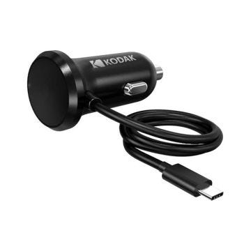 Kodak UC105 Chargeur de Voiture Rapid, USB Type C