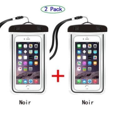 Universel étui étanche sac sec pochette claire sensible écran tactile en PVC approprié à tous les smartphones jusqu'à 5.5 inc107311
