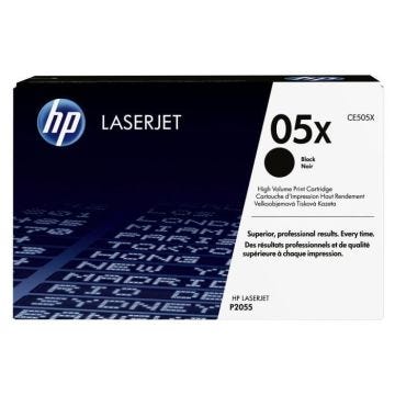 Cartouche de toner HP 05X (CE505XD) noir pour imprimantes LaserJet P2055 - Rendement de 6500 pages