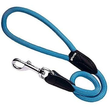 Laisse - Gloria - Ronde en nylon - Couleur turquoise - Résistante - Durable