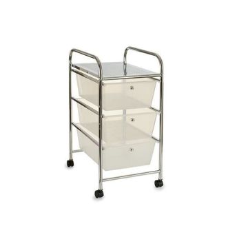 Arte Regal organisateur 37 x 32 x 62 cm acier argenté 4-pièces