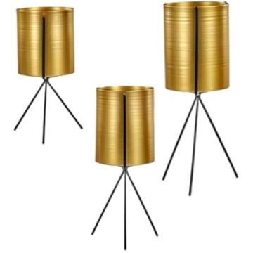 Ensemble de Pots de Fleurs - GIFT DECOR - Multicolore - 76 x 13 x 49 cm - Utilisation Extérieure - Jardin